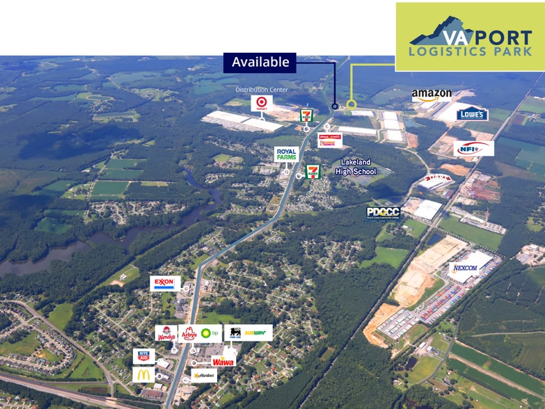 Lot 39 Holland Rd, Suffolk, VA for sale - Aerial - Image 2 of 2