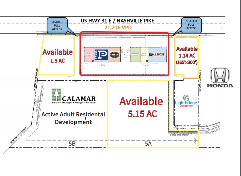 Nashville Pike & Gorden Crossing, Gallatin, TN for lease Primary Photo- Image 1 of 2