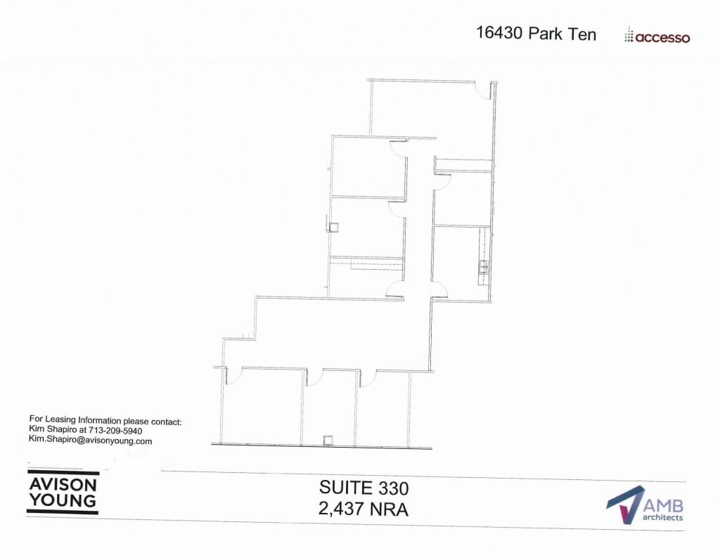 16340 Park Ten Place Dr, Houston, TX à louer Plan d’étage- Image 1 de 1