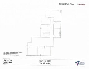 16340 Park Ten Place Dr, Houston, TX à louer Plan d’étage- Image 1 de 1