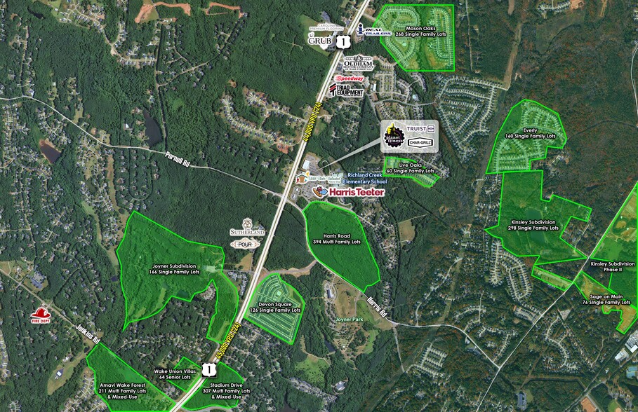 0 Wrigley Drive, Wake Forest, NC à vendre - Aérien - Image 2 de 2
