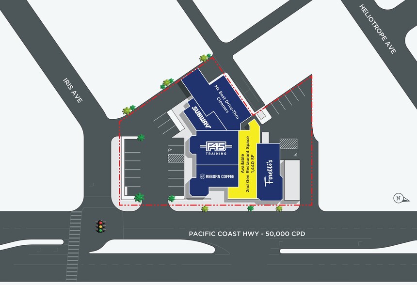 2931-2937 E Coast Hwy, Corona del Mar, CA for lease - Site Plan - Image 3 of 3