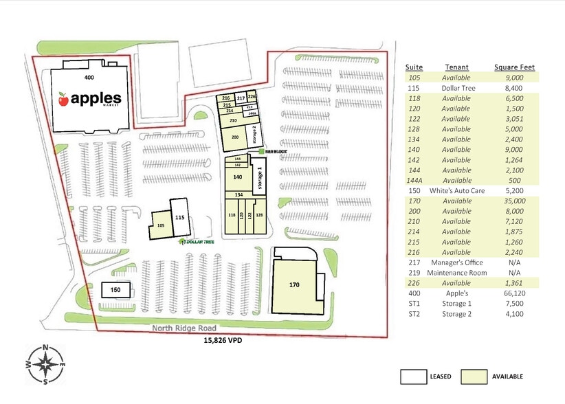 400 Sheffield Ctr, Lorain, OH for lease - Site Plan - Image 2 of 2