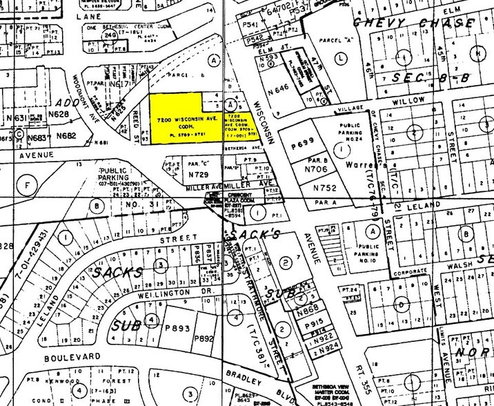 7200 Wisconsin Ave, Bethesda, MD à louer - Plan cadastral - Image 2 de 21