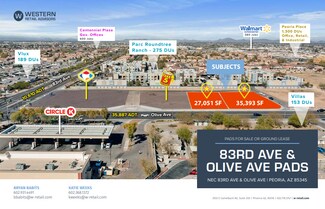 Plus de détails pour 83rd Avenue & Olive Ave, Peoria, AZ - Commerce de détail à louer