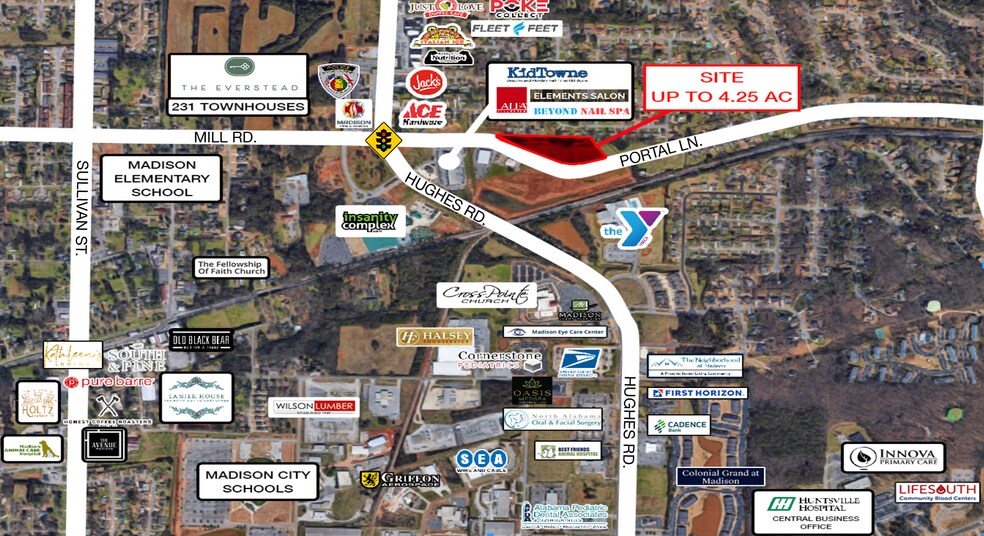 Hughes Rd & Portal Ln, Madison, AL à vendre - Photo du bâtiment - Image 1 de 1