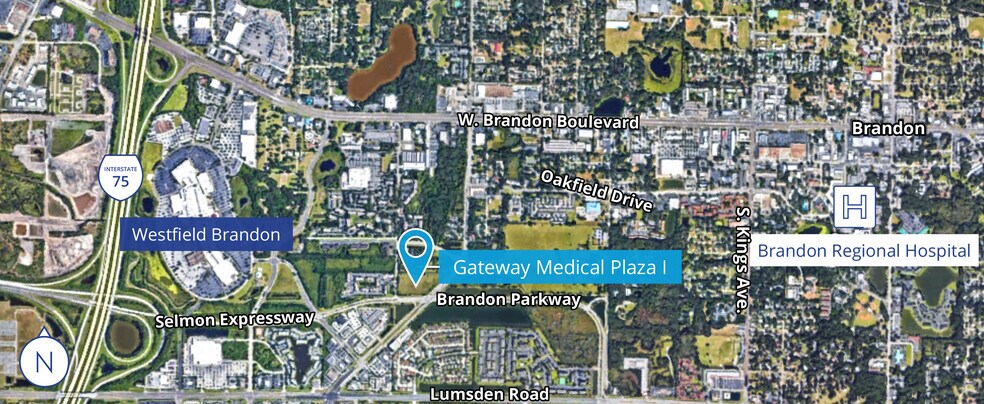 560 S Lakewood Dr, Brandon, FL for lease - Aerial - Image 3 of 5