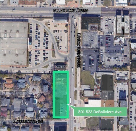 501-523 DeBaliviere Ave, Saint Louis, MO for sale - Plat Map - Image 2 of 2