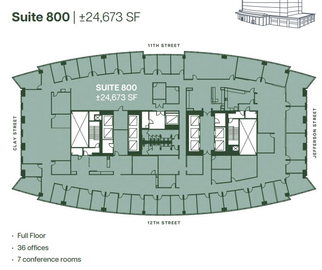 555 12th St, Oakland, CA for lease Floor Plan- Image 1 of 1