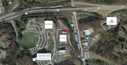16 Physician Dr, Clyde, NC - AERIAL map view