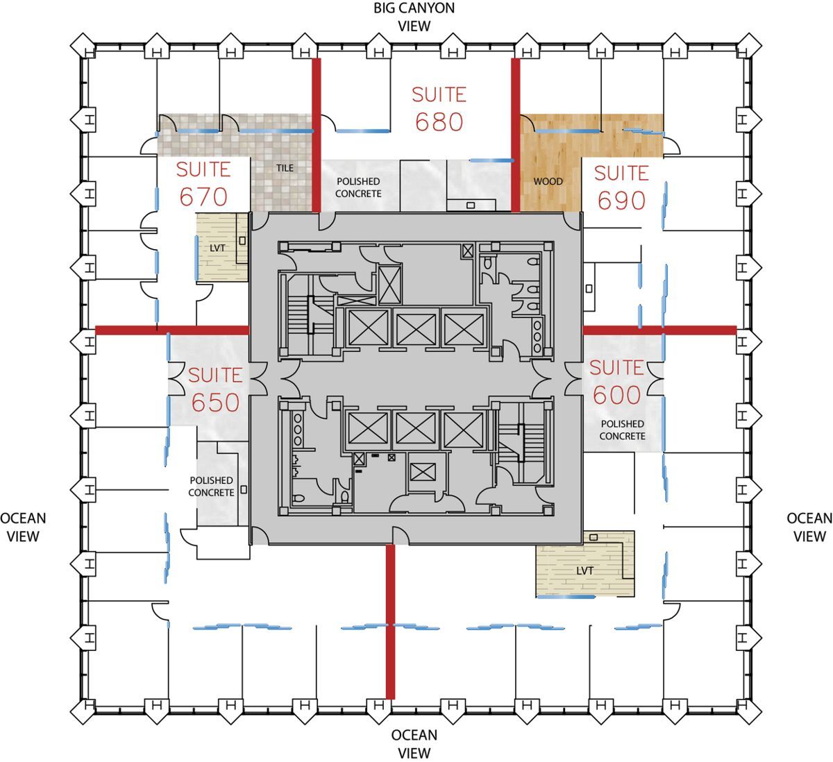 620 Newport Center Dr, Newport Beach, CA for lease Floor Plan- Image 1 of 1