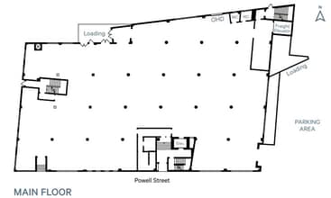 1305-1315 Powell St, Vancouver, BC for lease Floor Plan- Image 1 of 2