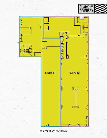 655 W Diversey Pky, Chicago, IL à louer - Plan d’étage - Image 2 de 2