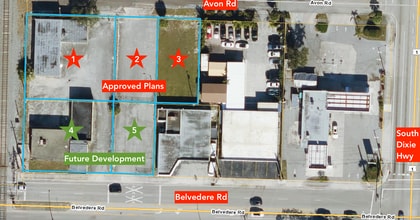 428 Avon Rd, West Palm Beach, FL - Aérien  Vue de la carte