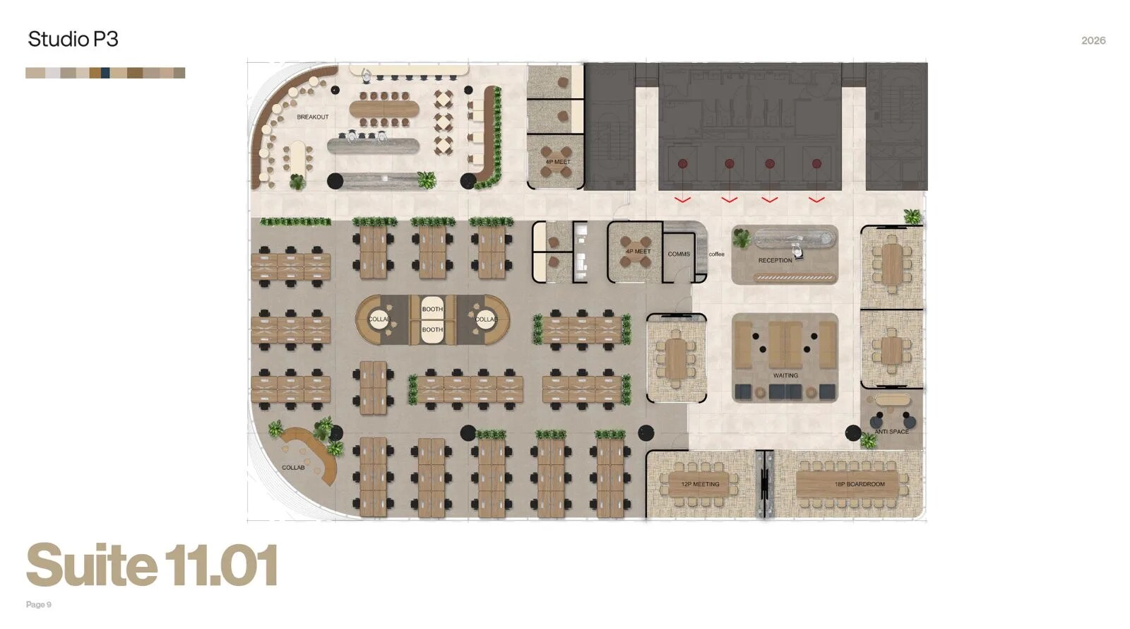 333 George St, Sydney à louer Plan d’étage- Image 1 de 1