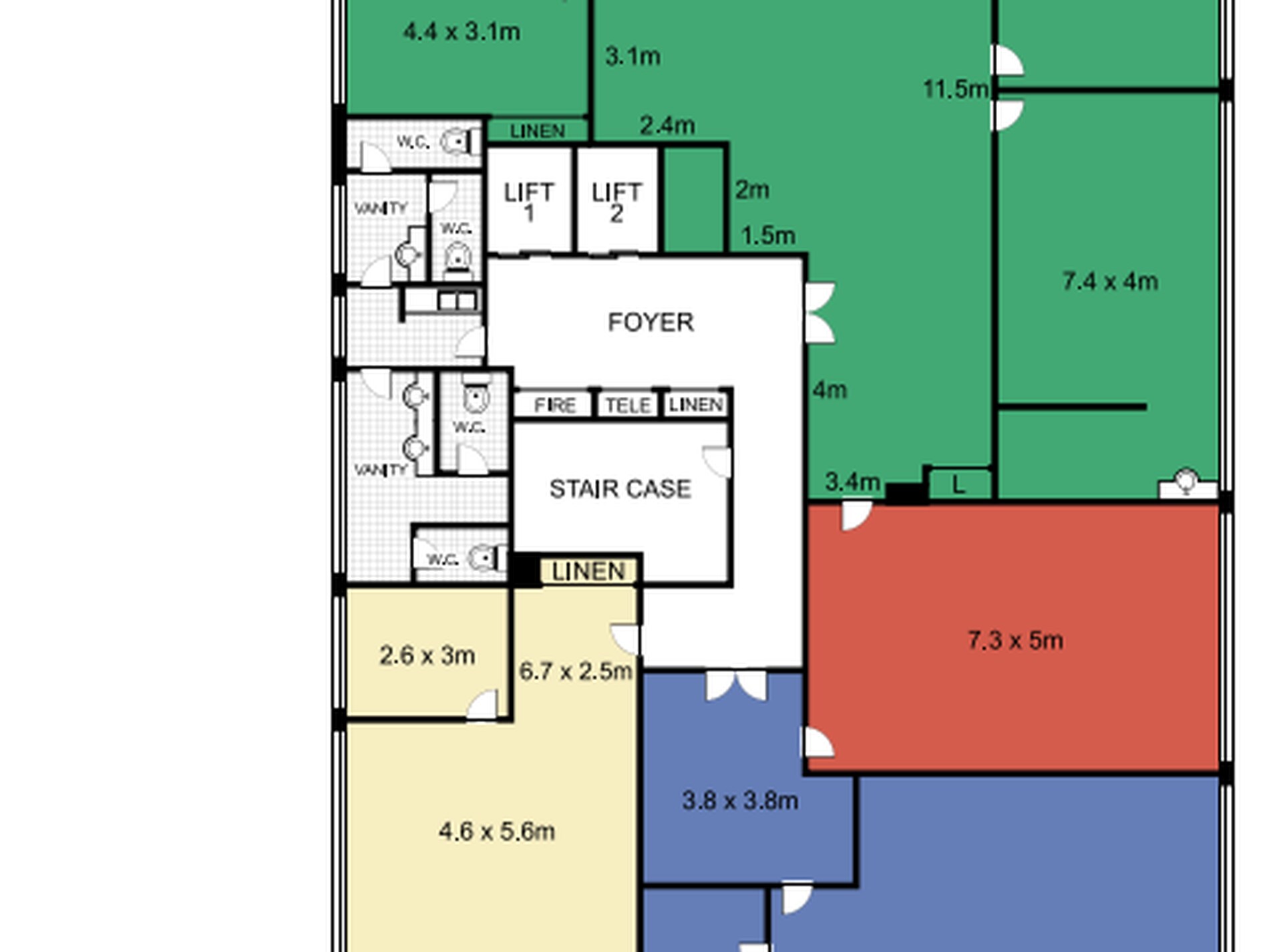 1 Horwood Pl, Parramatta for lease Floor Plan- Image 1 of 8