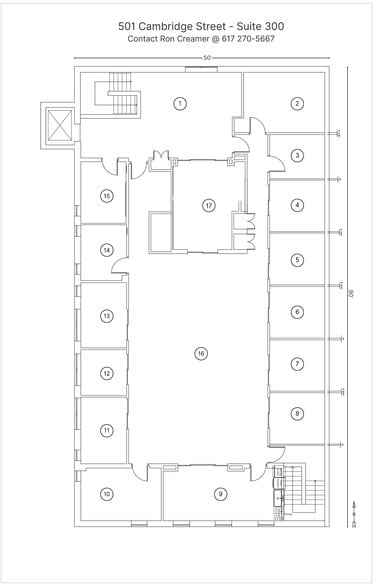 501 Cambridge St, Cambridge, MA for lease - Floor Plan - Image 2 of 15
