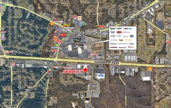 3654 Eisenhower Pky, Macon-Bibb, GA - Aerial map view