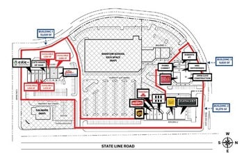12100-12260 State Line Rd, Leawood, KS à louer Plan de site- Image 1 de 1