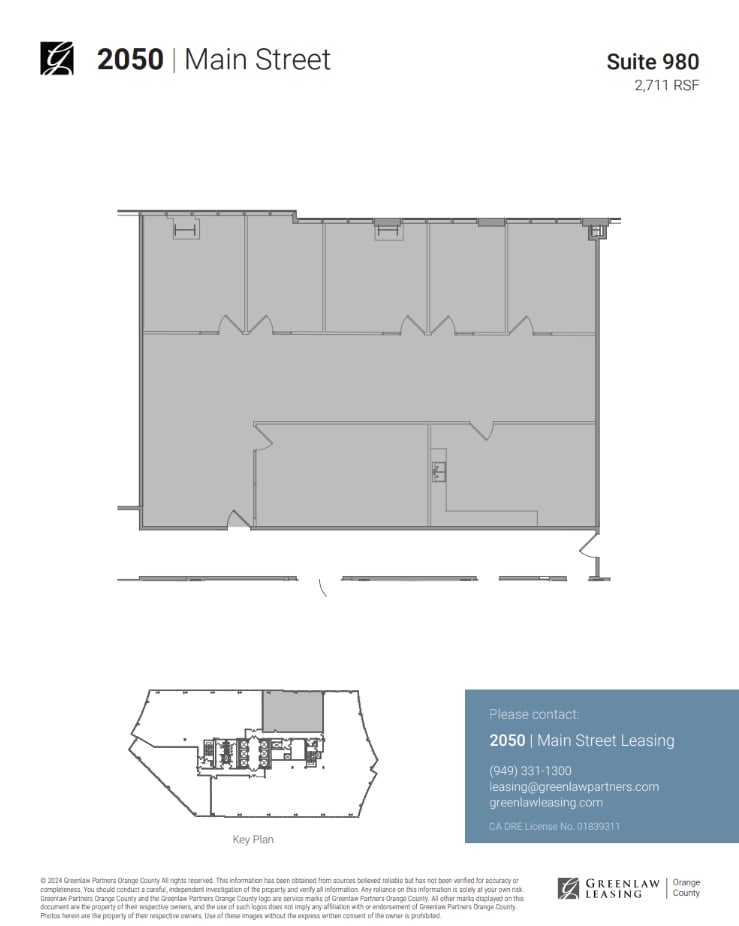 2040 Main St, Irvine, CA for lease Floor Plan- Image 1 of 1