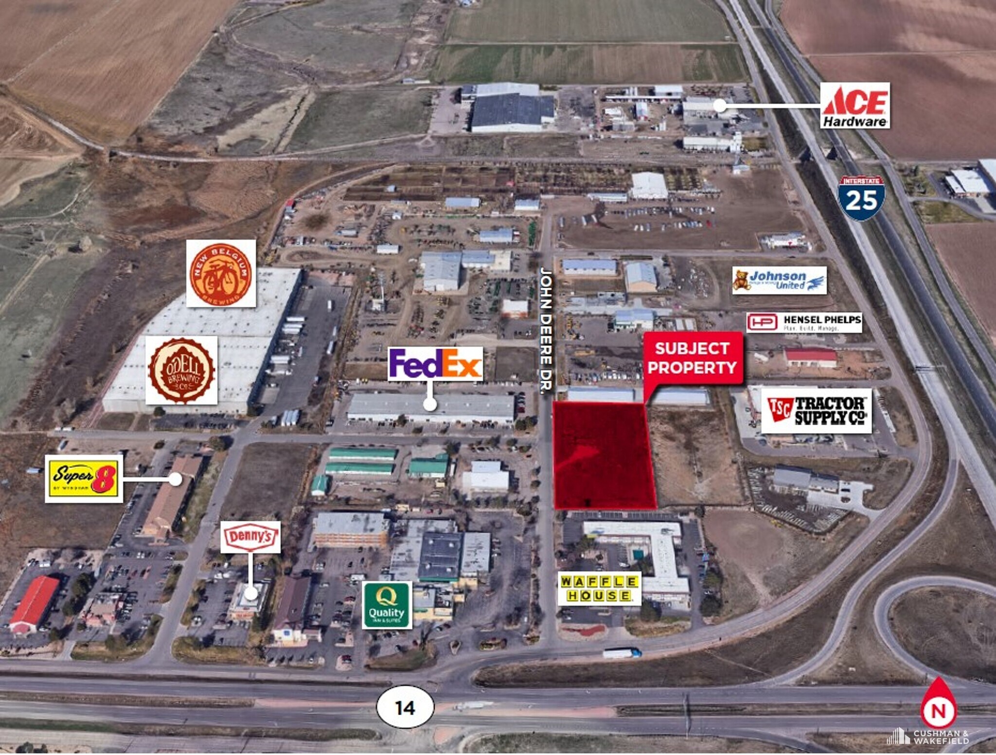 230 John Deere Dr, Fort Collins, CO for sale Aerial- Image 1 of 2