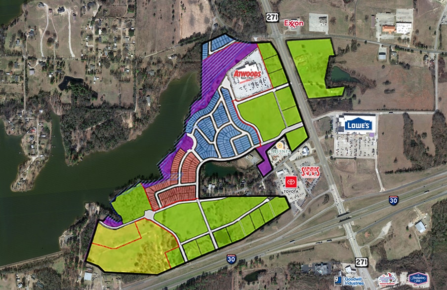 I 30, Mount Pleasant, TX for sale - Aerial - Image 1 of 3