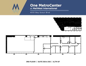 4010 W Boy Scout Blvd, Tampa, FL à louer Plan d’étage- Image 2 de 3