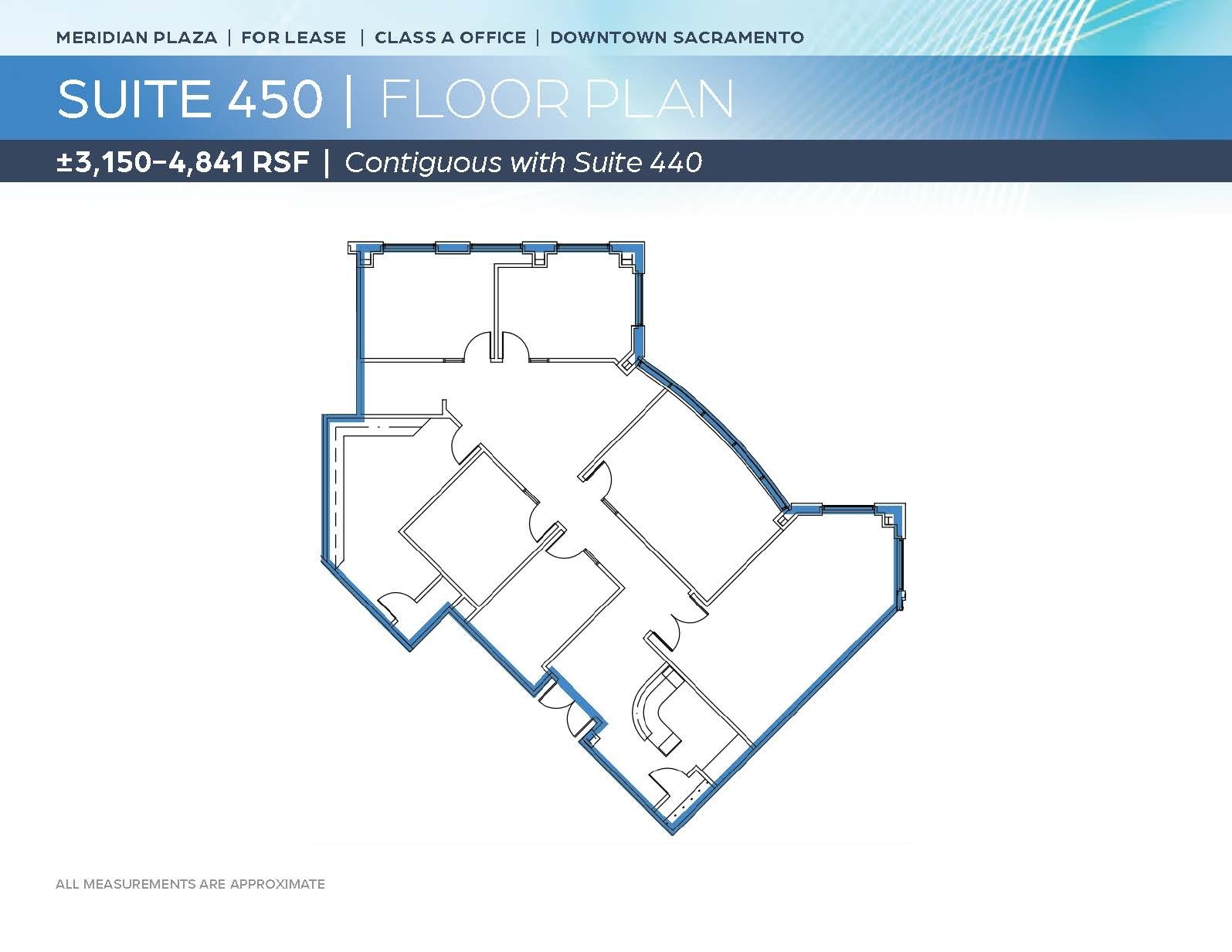 1415 L St, Sacramento, CA à louer Plan d’étage- Image 1 de 2