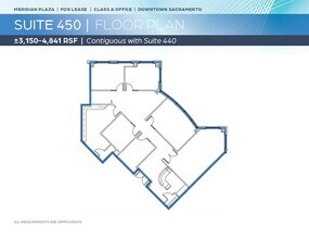 1415 L St, Sacramento, CA à louer Plan d’étage- Image 1 de 2