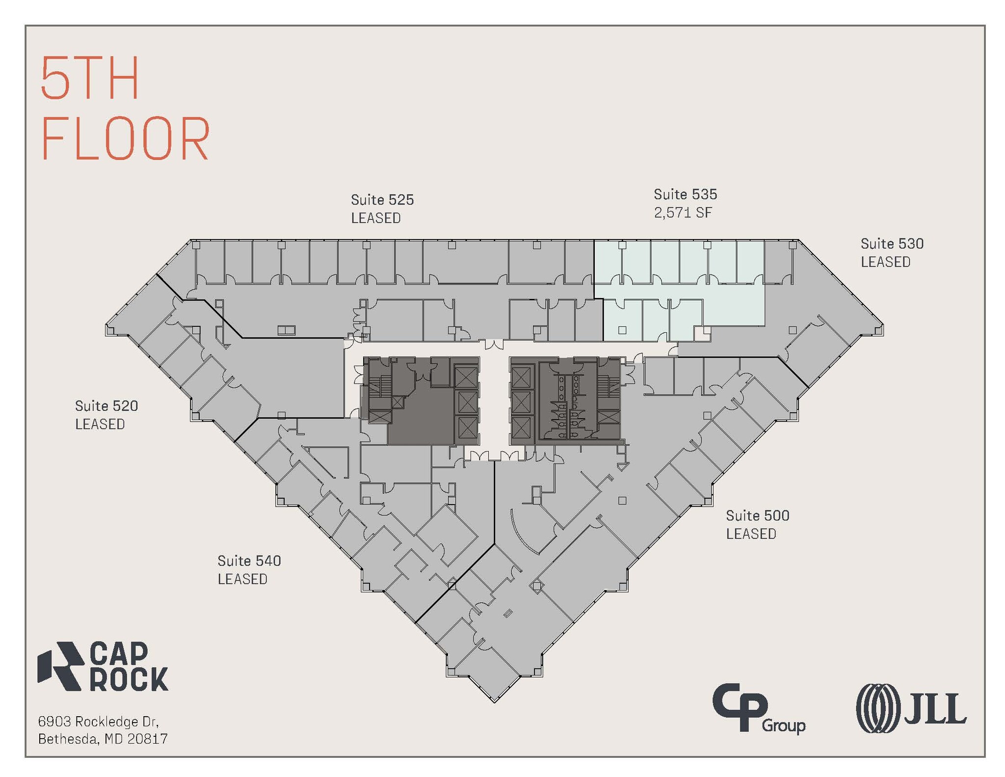 6903 Rockledge Dr, Bethesda, MD à louer Plan d’étage- Image 1 de 1