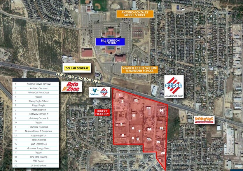 102 Oil Patch Rd, Laredo, TX à vendre - Aérien - Image 2 de 4