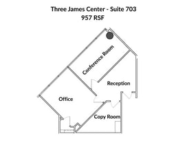 901 E Cary St, Richmond, VA for lease Floor Plan- Image 1 of 4