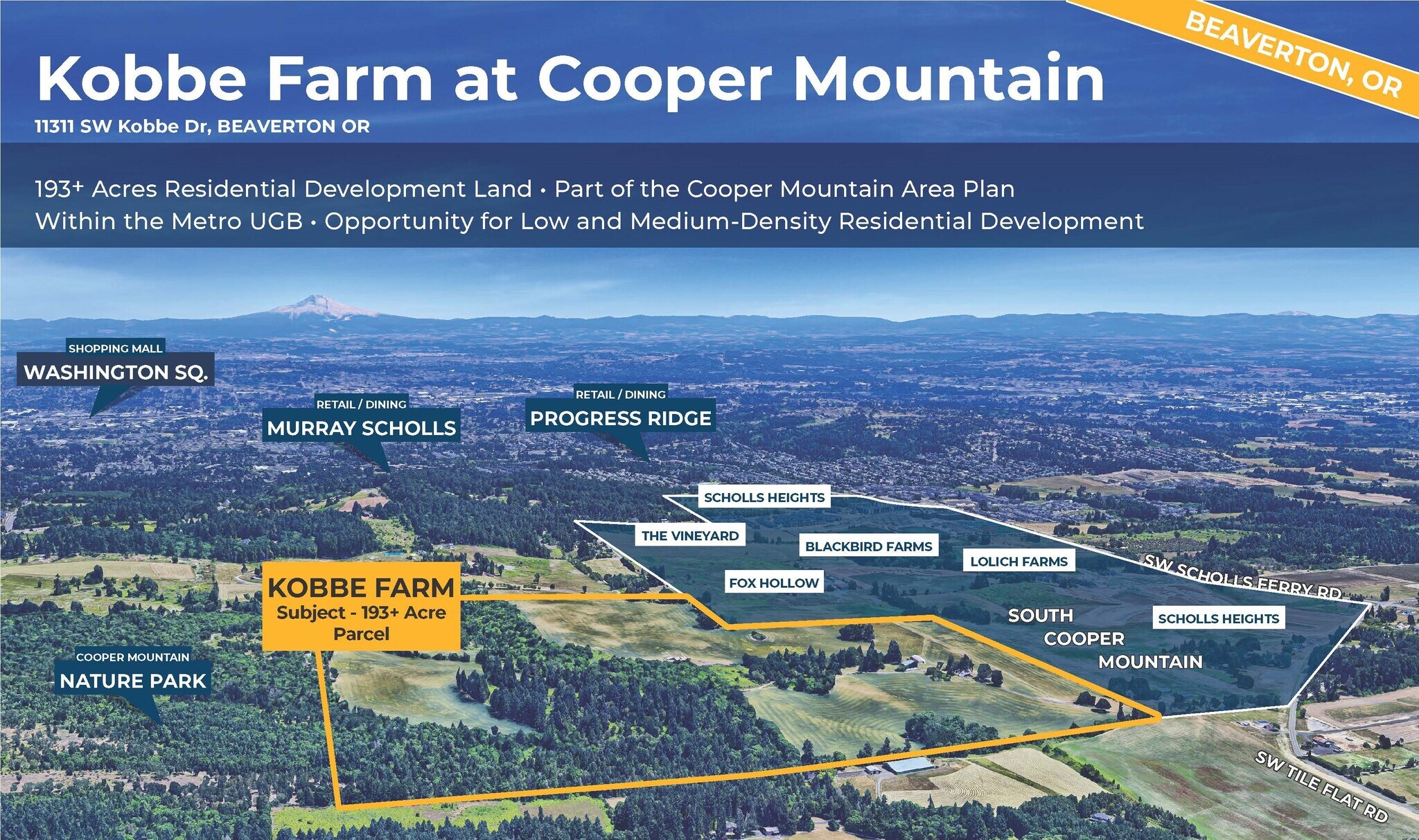 11311 SW Kobbe Dr, Beaverton, OR à vendre Aérien- Image 1 de 7