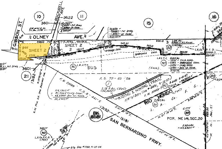 10160 Olney St, El Monte, CA à vendre - Plan cadastral - Image 3 de 5