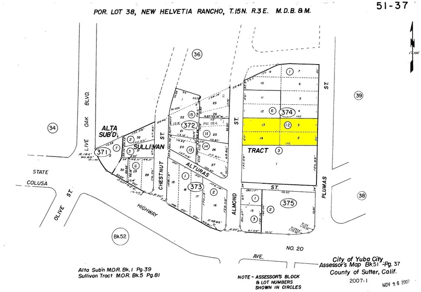 874 Plumas St, Yuba City, CA à vendre - Plan cadastral - Image 1 de 1