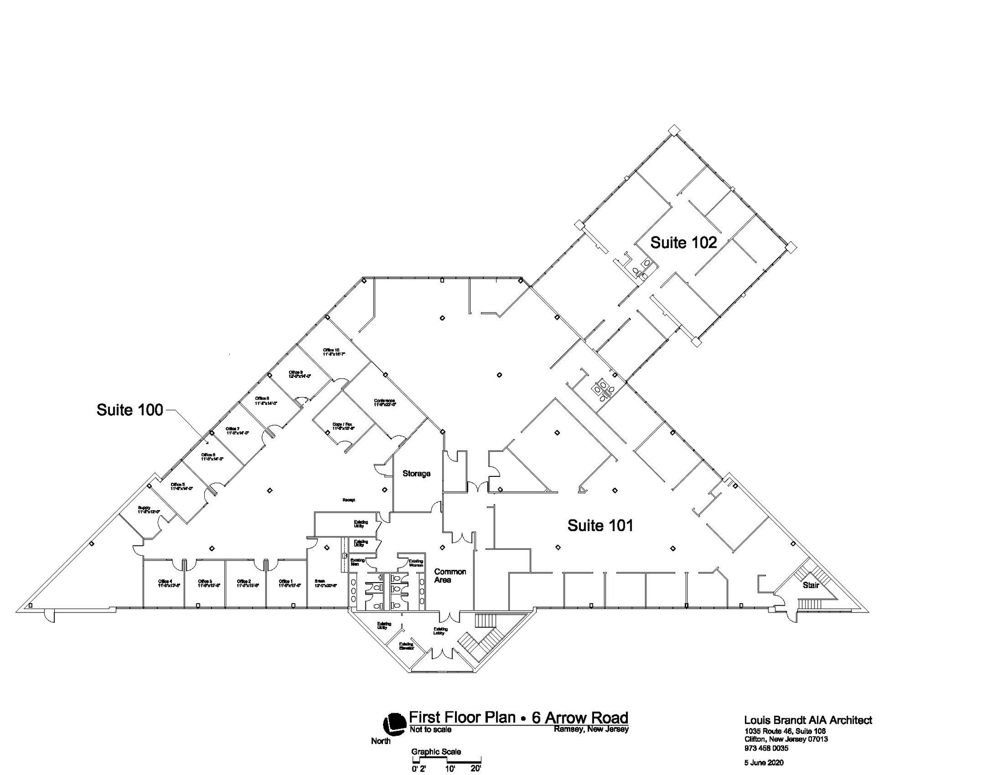 6 Arrow Rd, Ramsey, NJ for lease Floor Plan- Image 1 of 4