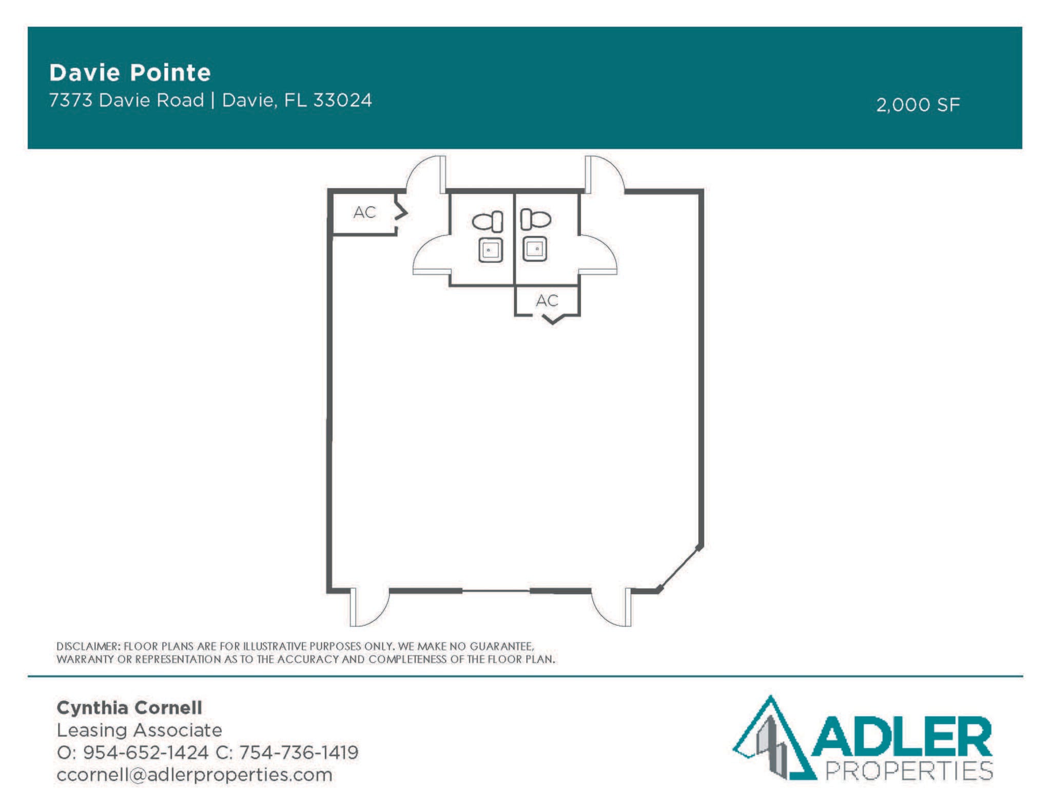 7331-7399 Davie Road Ext, Hollywood, FL à louer Plan d’étage- Image 1 de 9