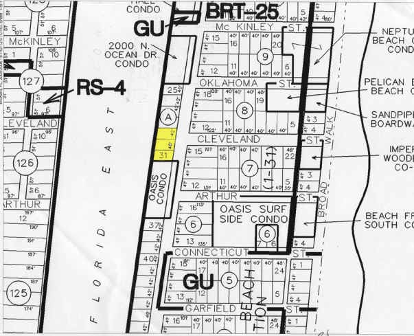 1900 N Ocean Dr, Hollywood, FL for sale - Plat Map - Image 2 of 15
