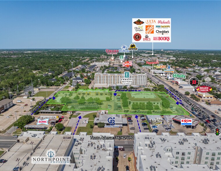 111 University Dr E, College Station, TX à vendre - Photo du bâtiment - Image 2 de 16