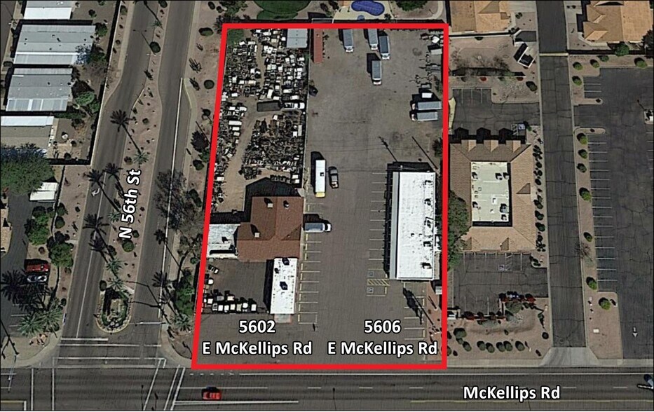 5602-5606 E McKellips Rd portefeuille de 2 propriétés à vendre sur LoopNet.ca - Aérien - Image 3 de 3