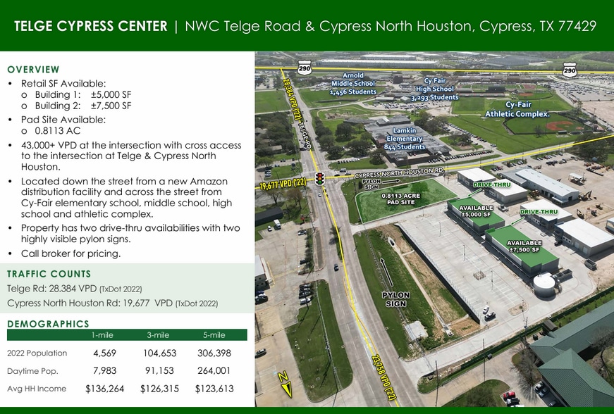 11653 Telge, Cypress, TX for lease - Building Photo - Image 2 of 4