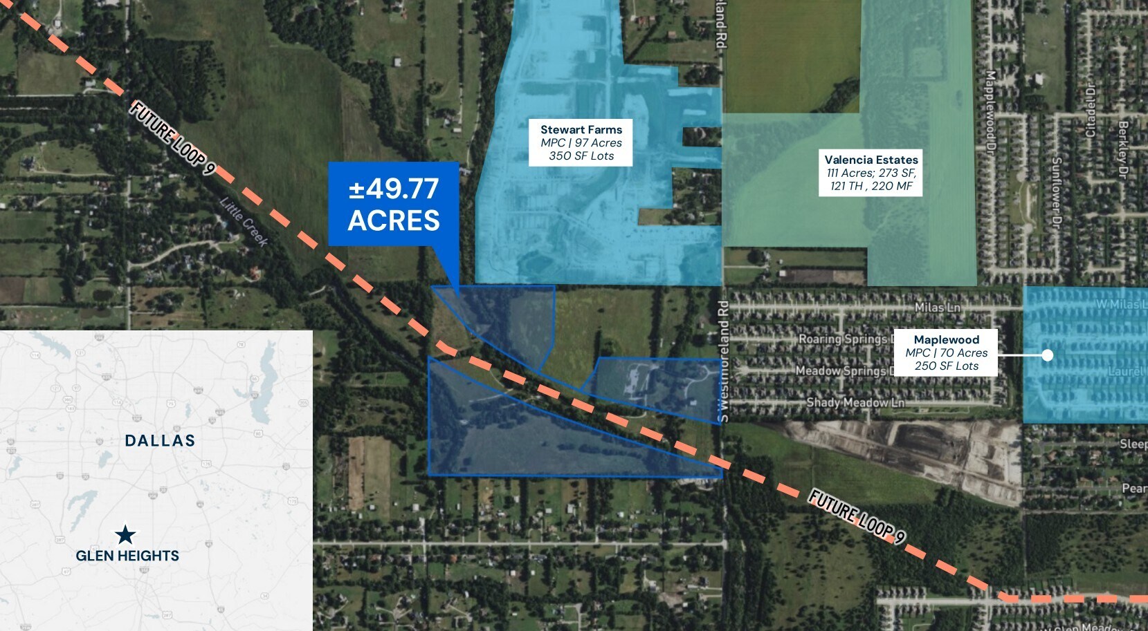 2100 Westmoreland rd, Glenn Heights, TX à vendre Photo principale- Image 1 de 4