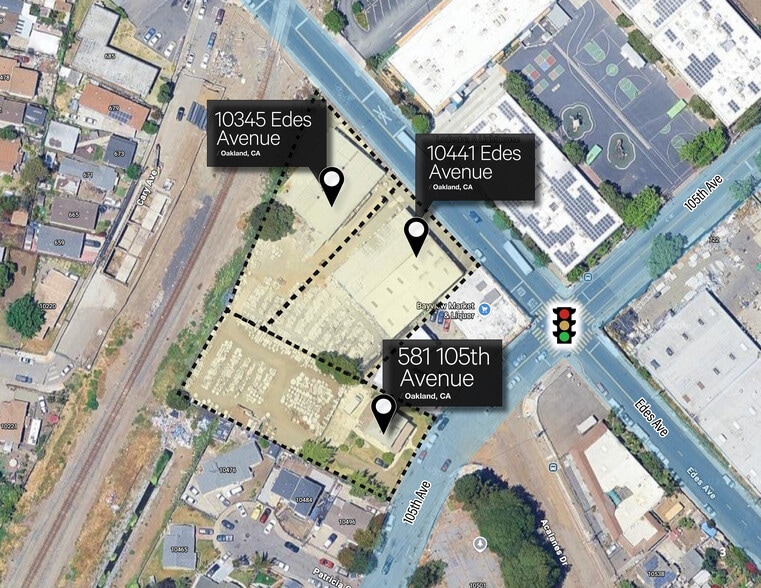 10441 Edes Ave, Oakland, CA à louer - Plan de site - Image 3 de 11