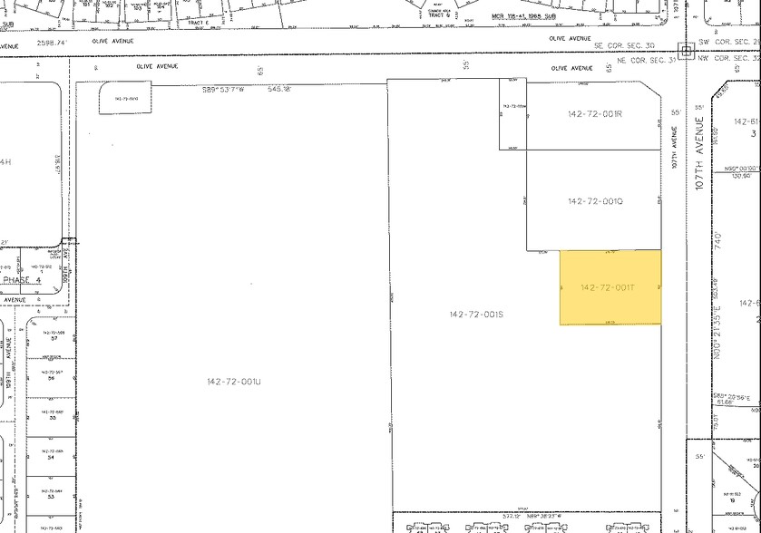 8904 N 107th Ave, Peoria, AZ for sale - Plat Map - Image 2 of 2