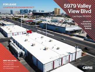 Plus de détails pour 5979 Valley View Blvd, Las Vegas, NV - Industriel à louer