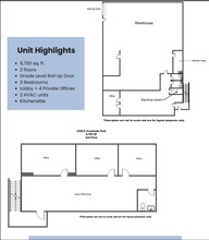 2355 Paragon Dr, San Jose, CA à louer Plan d  tage- Image 1 de 2