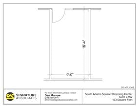725 S Adams Rd, Birmingham, MI for lease Floor Plan- Image 1 of 1