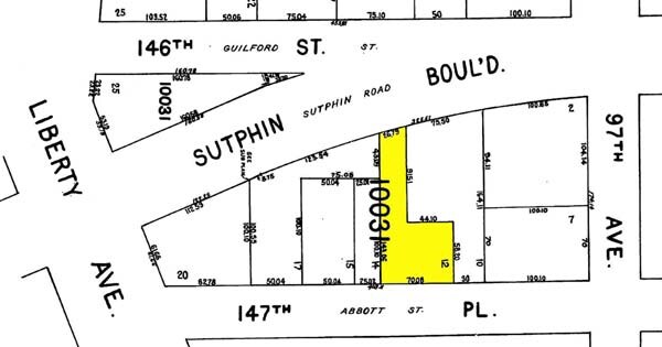 9715 Sutphin Blvd, Jamaica, NY for sale - Plat Map - Image 3 of 6