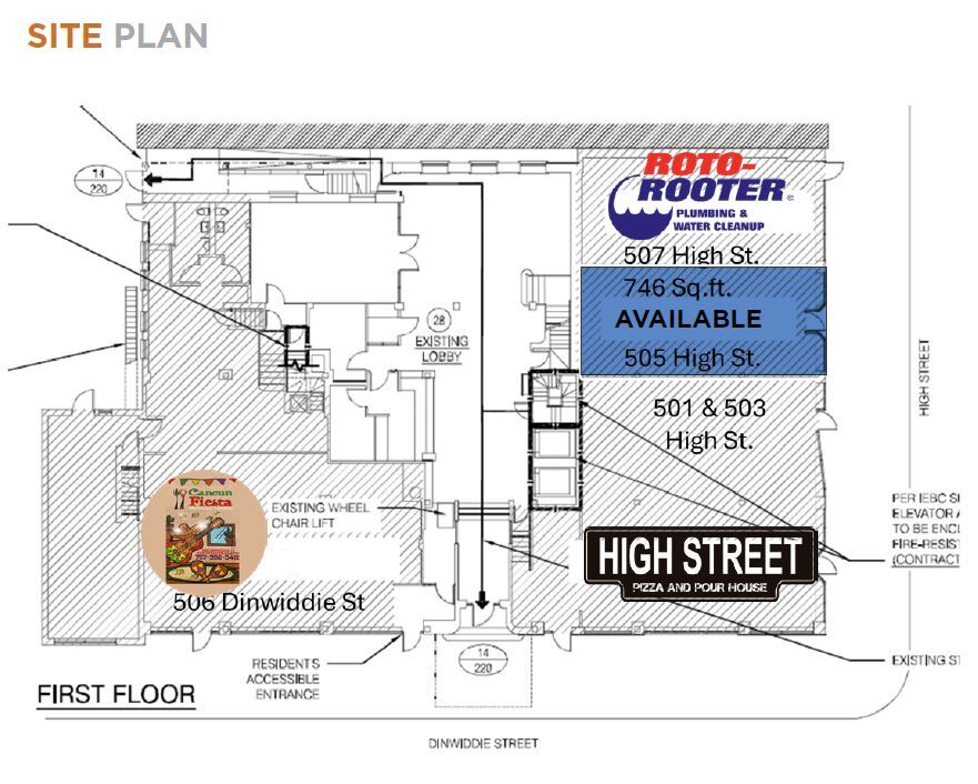 507 High St, Portsmouth, VA for lease Interior Photo- Image 1 of 1