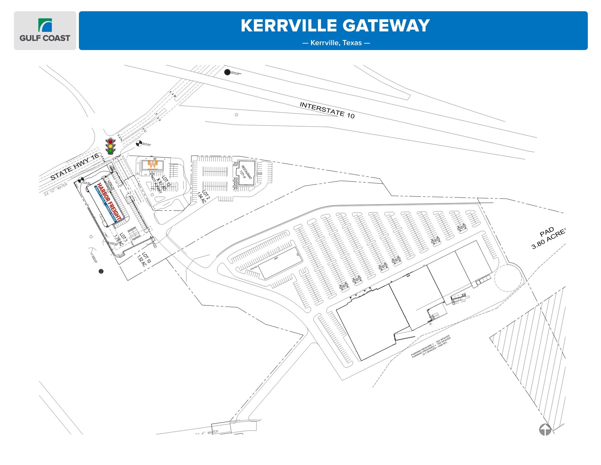 Signey Baker Street, Kerrville, TX for lease Site Plan- Image 1 of 4